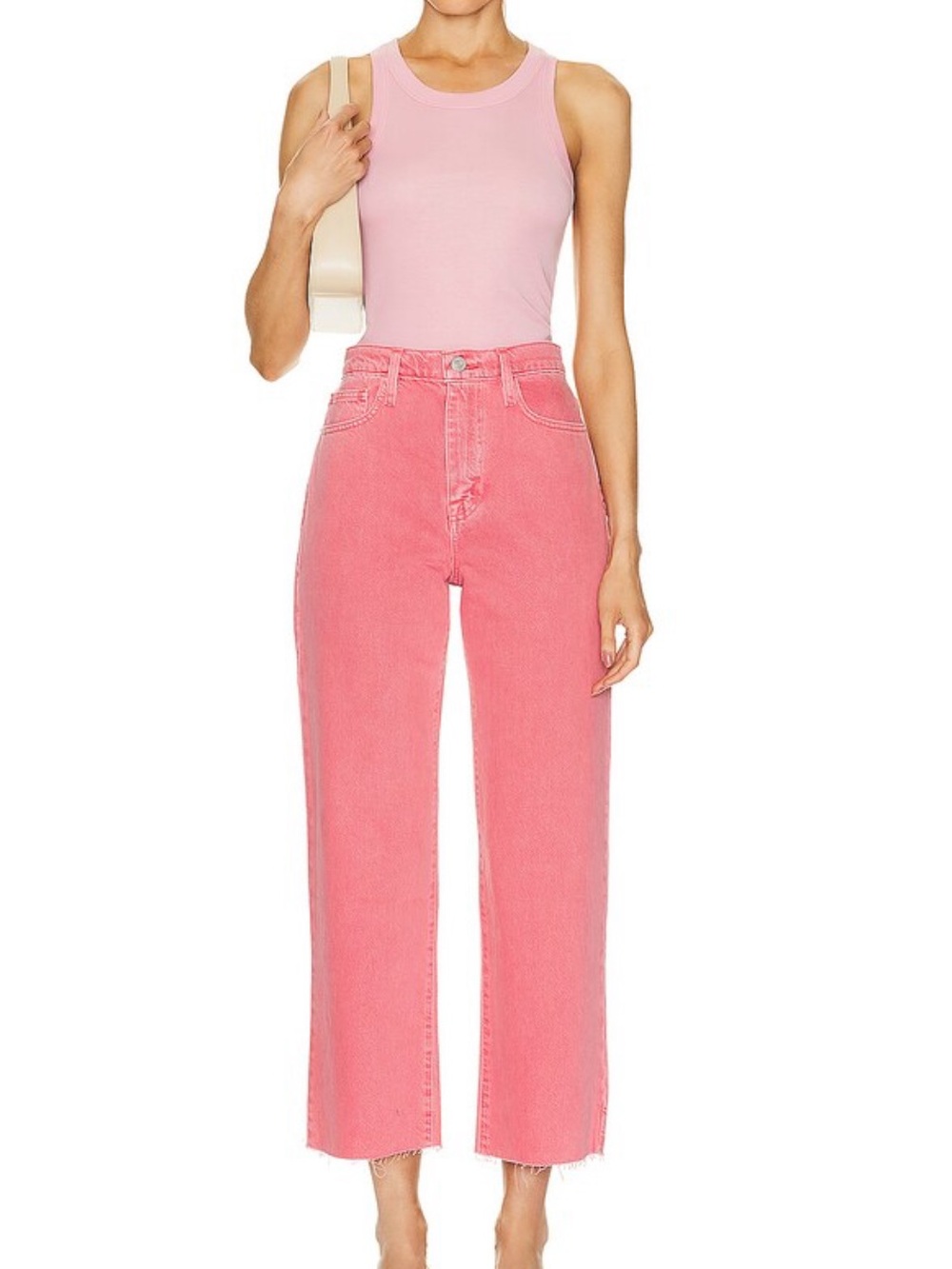Frame Le Jean Crop in Flamingo